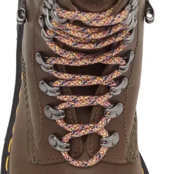 1460 Serena Faux Fur Trim Brown Boot DR. MARTENS size 6 - Picture 2 of 12